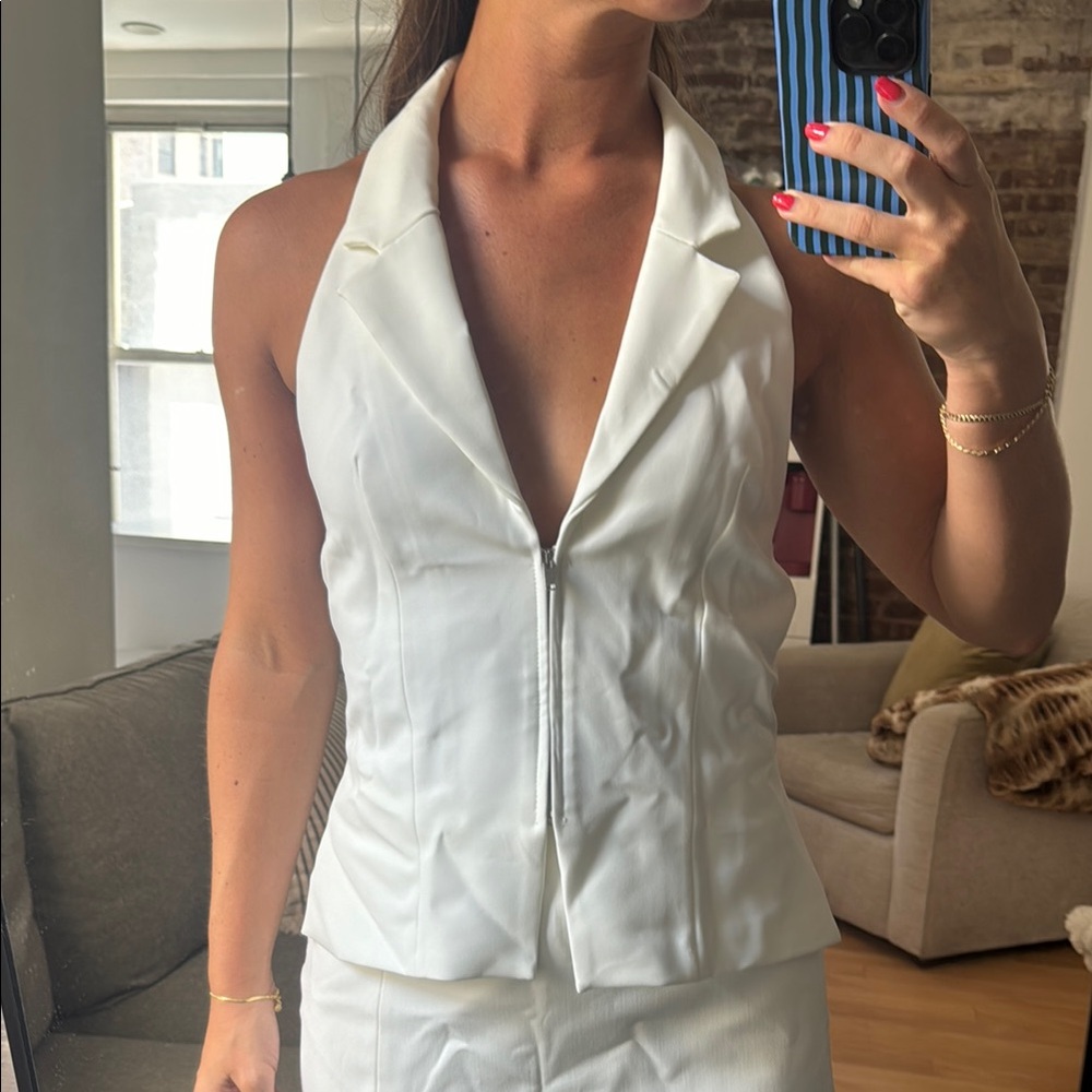 White Zara Top